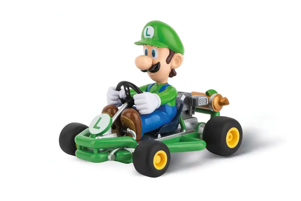 Super Mario Kart RC masina teleghidata 1/18 2.4GHz Pipe Kart Luigi poza produsului
