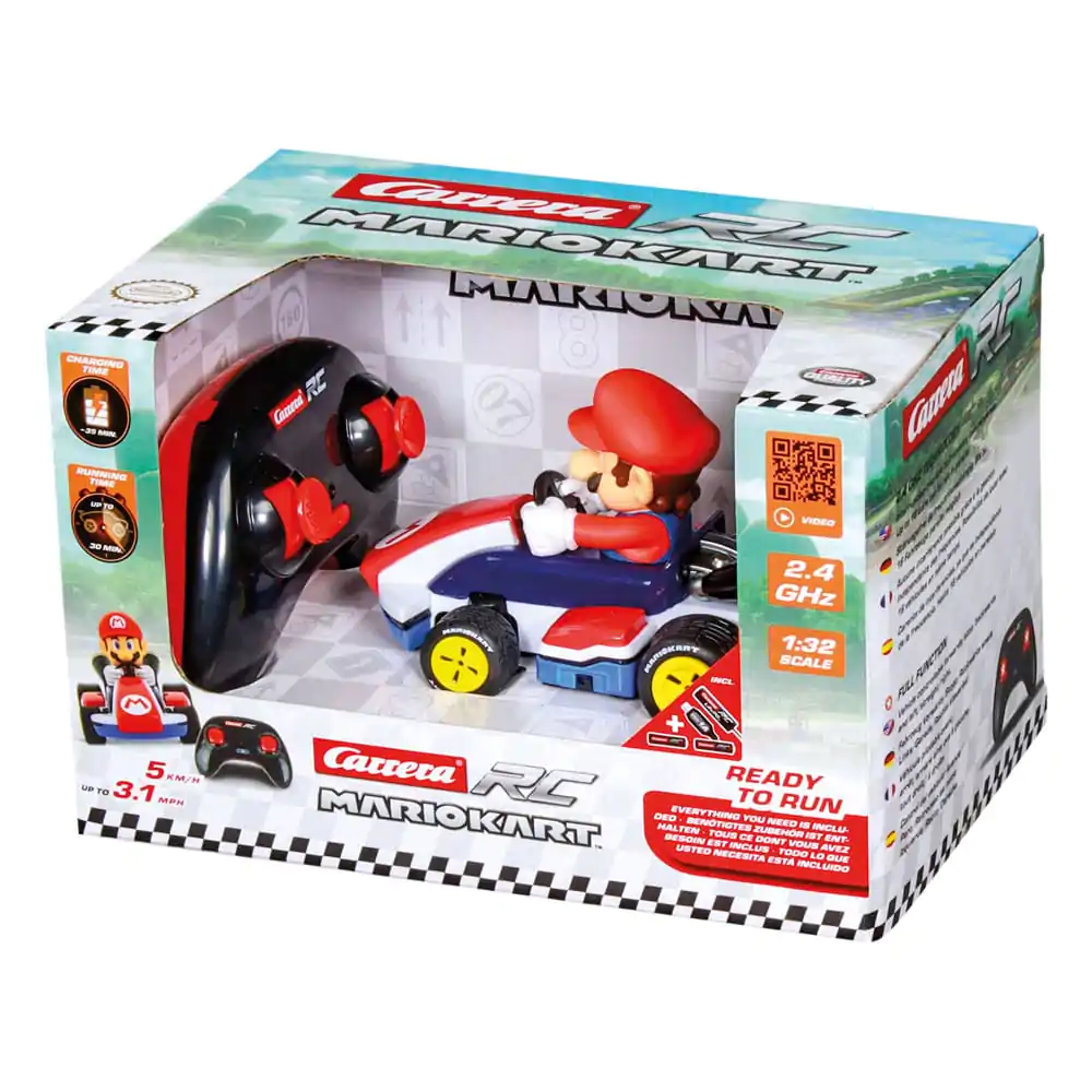 Super Mario Kart RC Kart de curse telecomandat 1/32 2.4GHz Mario poza produsului