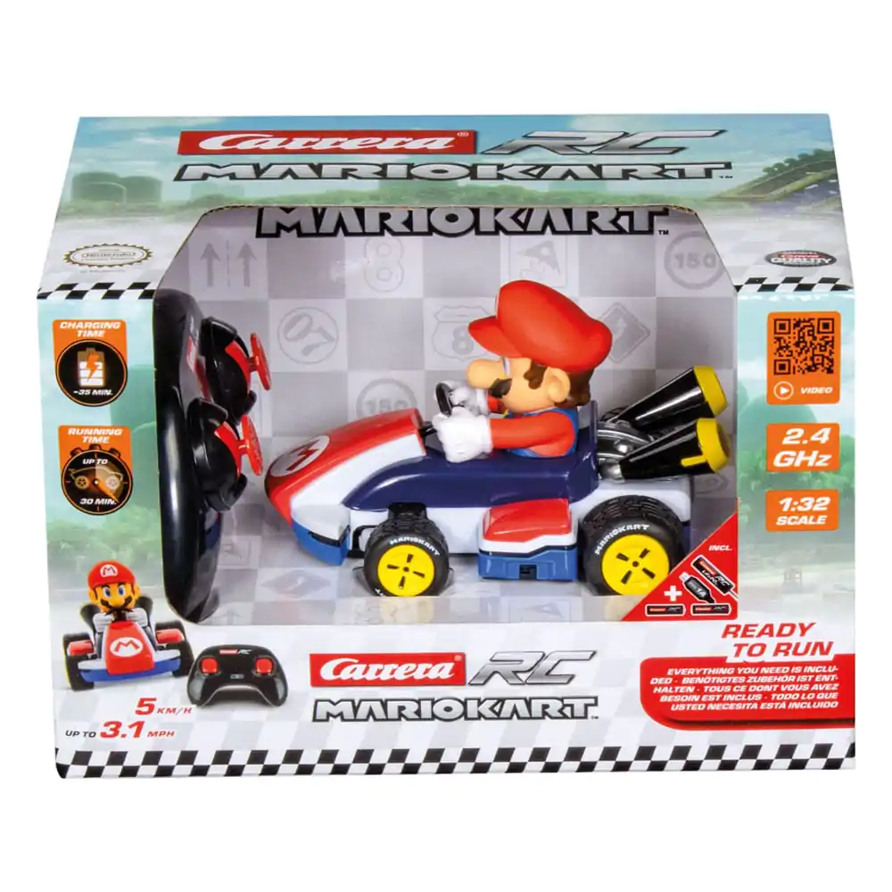 Super Mario Kart RC Kart de curse telecomandat 1/32 2.4GHz Mario poza produsului