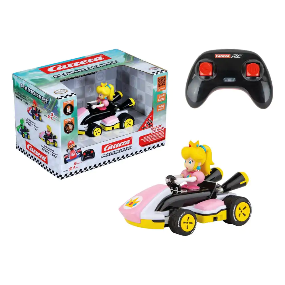 Super Mario Kart RC Kart de curse telecomandat 1/32 2.4GHz Peach poza produsului