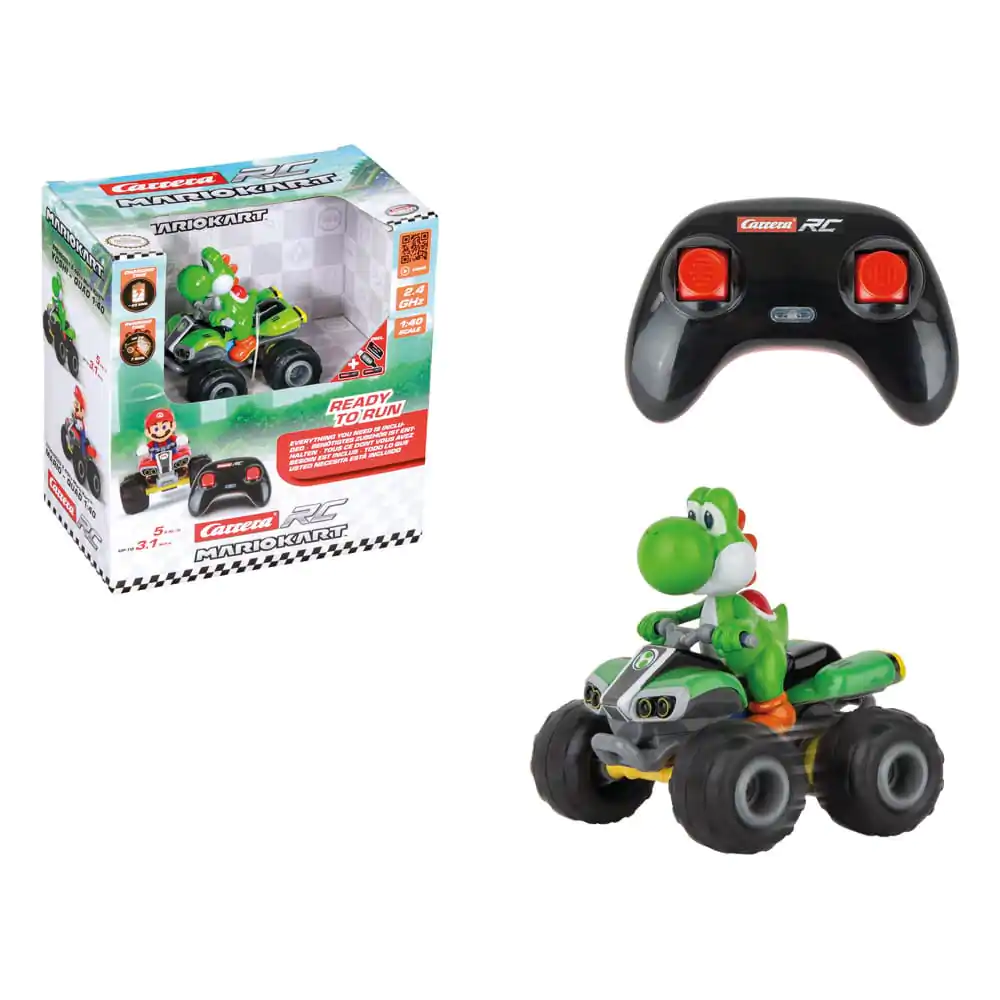 Super Mario Kart RC vehicul telecomandat Quad 1/40 2.4GHz Yoshi poza produsului