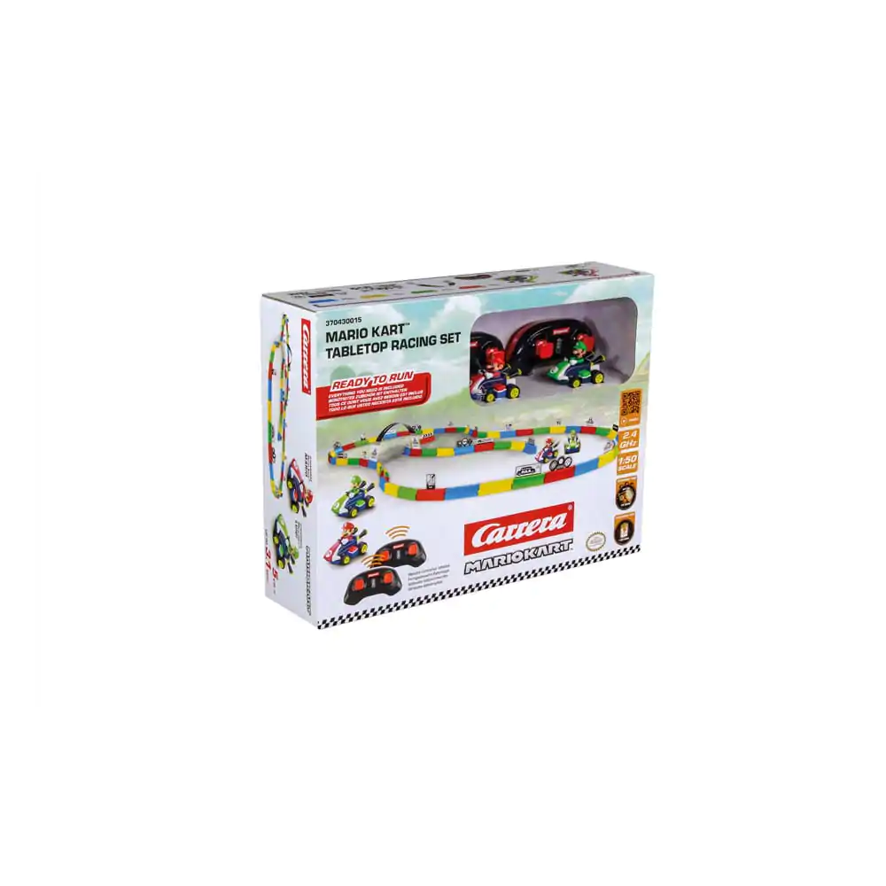 Super Mario Kart RC Mașină telecomandată 1/43 2.4GHz Set de Curse de Masă Mario poza produsului