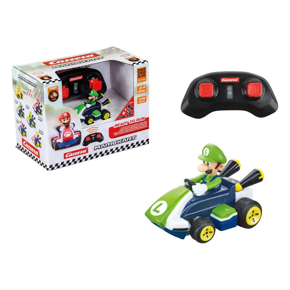 Super Mario Kart RC masina teleghidata 1/50 2.4GHz Mini Luigi poza produsului