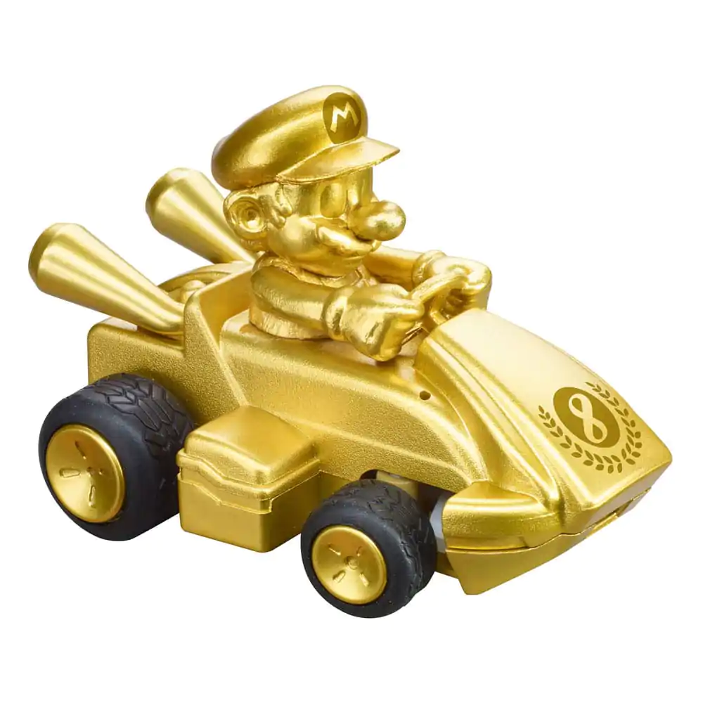 Super Mario Kart RC masina teleghidata 1/50 2.4GHz Mini Mario Gold poza produsului