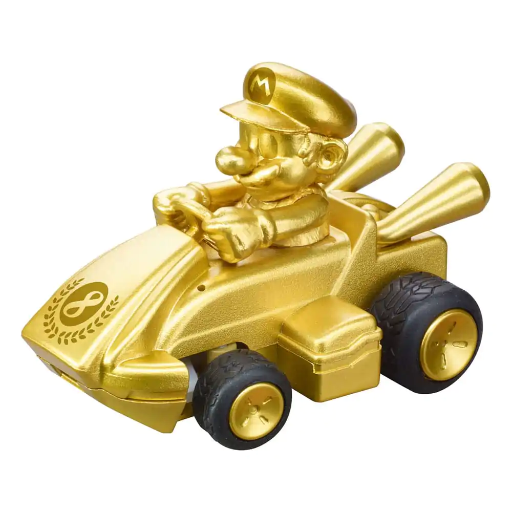 Super Mario Kart RC masina teleghidata 1/50 2.4GHz Mini Mario Gold poza produsului