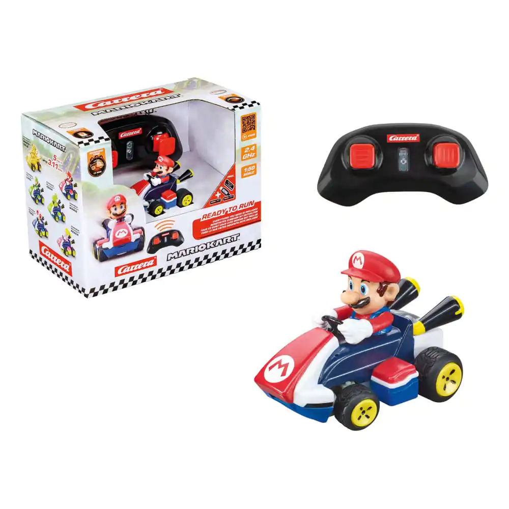Super Mario Kart Mașină RC cu telecomanda 1/50 2.4GHz Mini Mario poza produsului