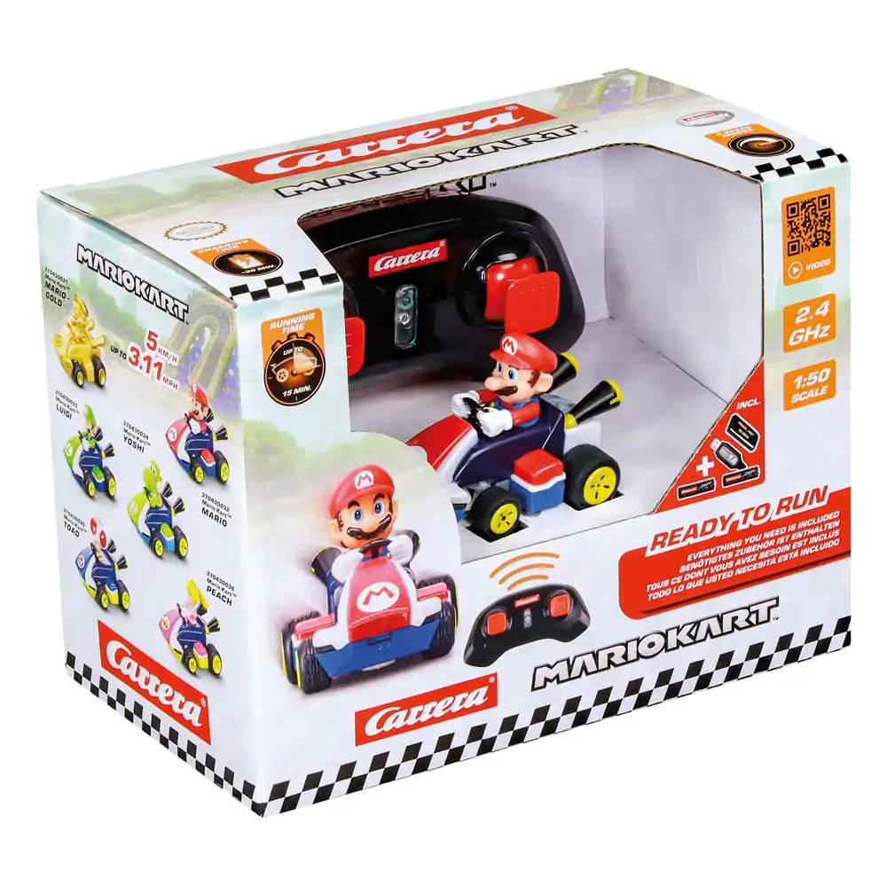 Super Mario Kart Mașină RC cu telecomanda 1/50 2.4GHz Mini Mario poza produsului