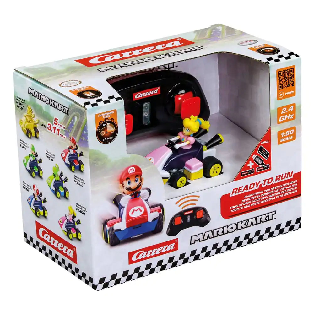 Super Mario Kart RC masina teleghidata 1/50 2.4GHz Mini Peach poza produsului