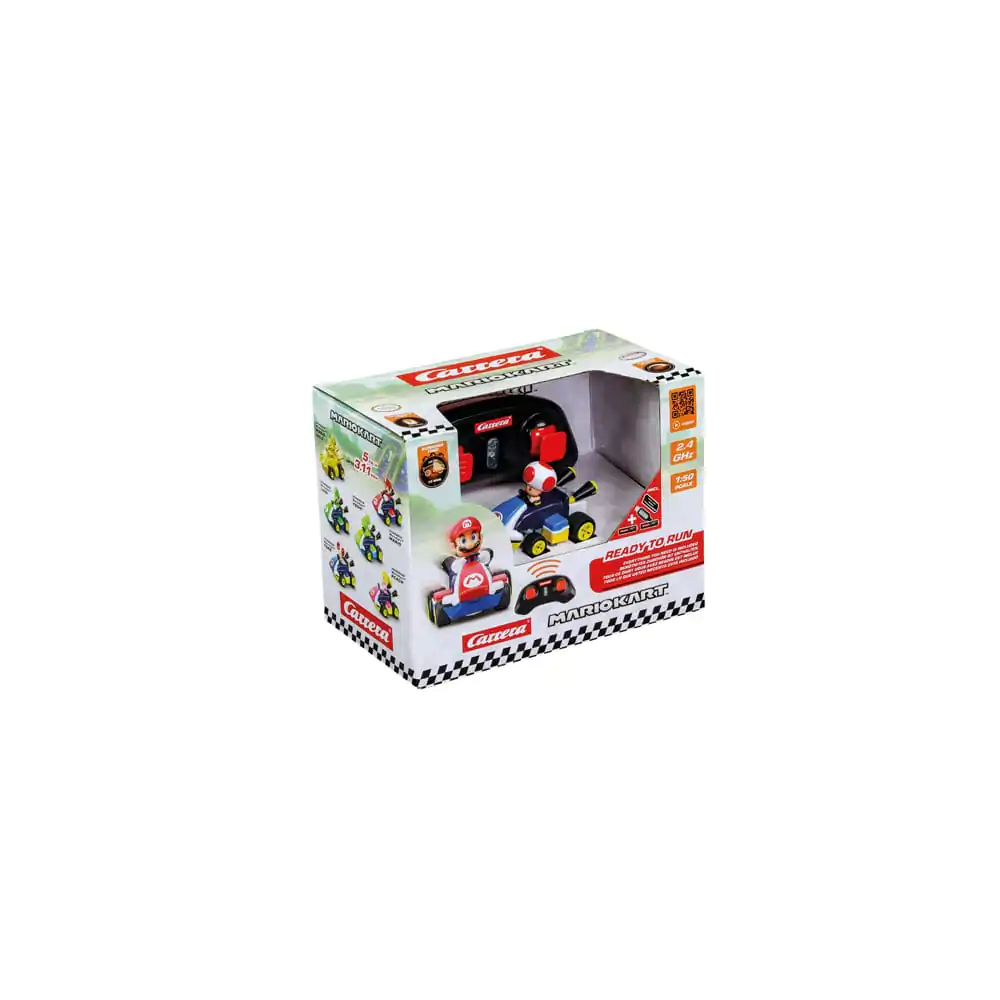 Super Mario Kart RC masinuta telecomandata 1/50 2.4GHz Mini Toad poza produsului