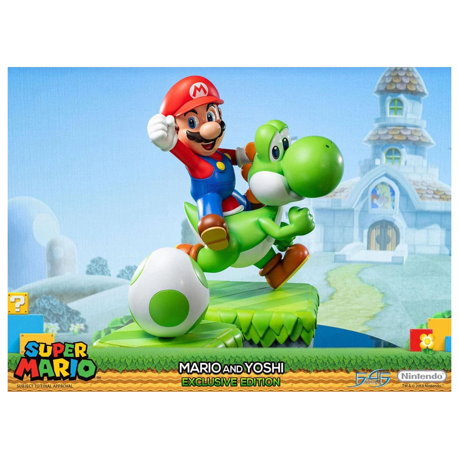 Super Mario Statuie Mario & Yoshi 48 cm poza produsului