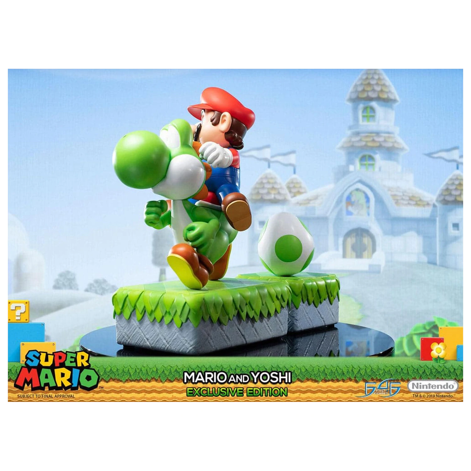 Super Mario Statuie Mario & Yoshi 48 cm poza produsului