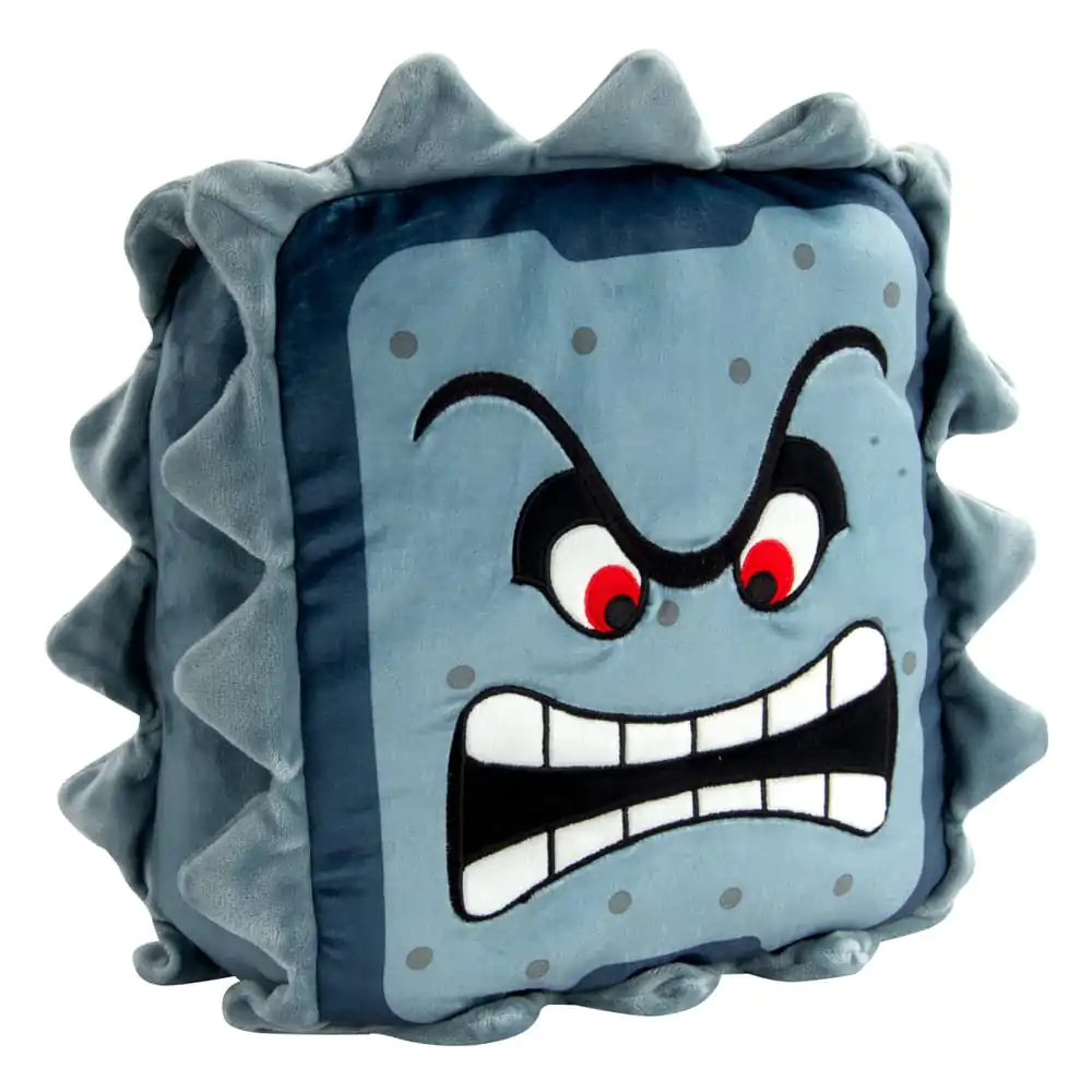 Figurină de pluș mega Mocchi-Mocchi Super Mario Thwomp 38 cm poza produsului