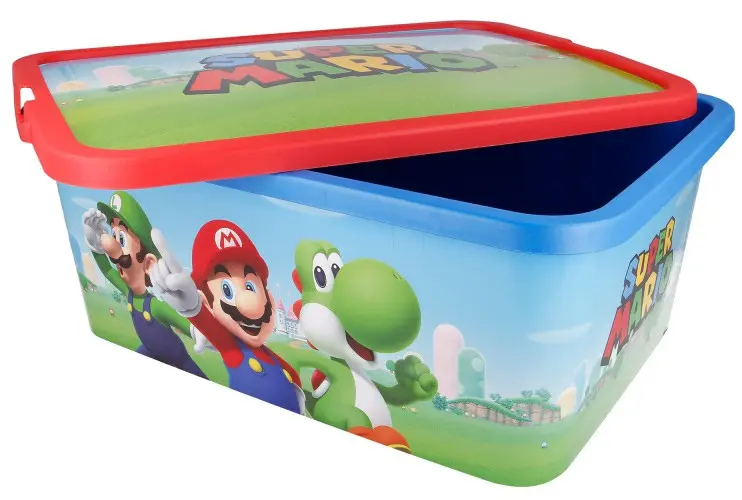 Super Mario cutie de depozitare din plastic 13 L poza produsului