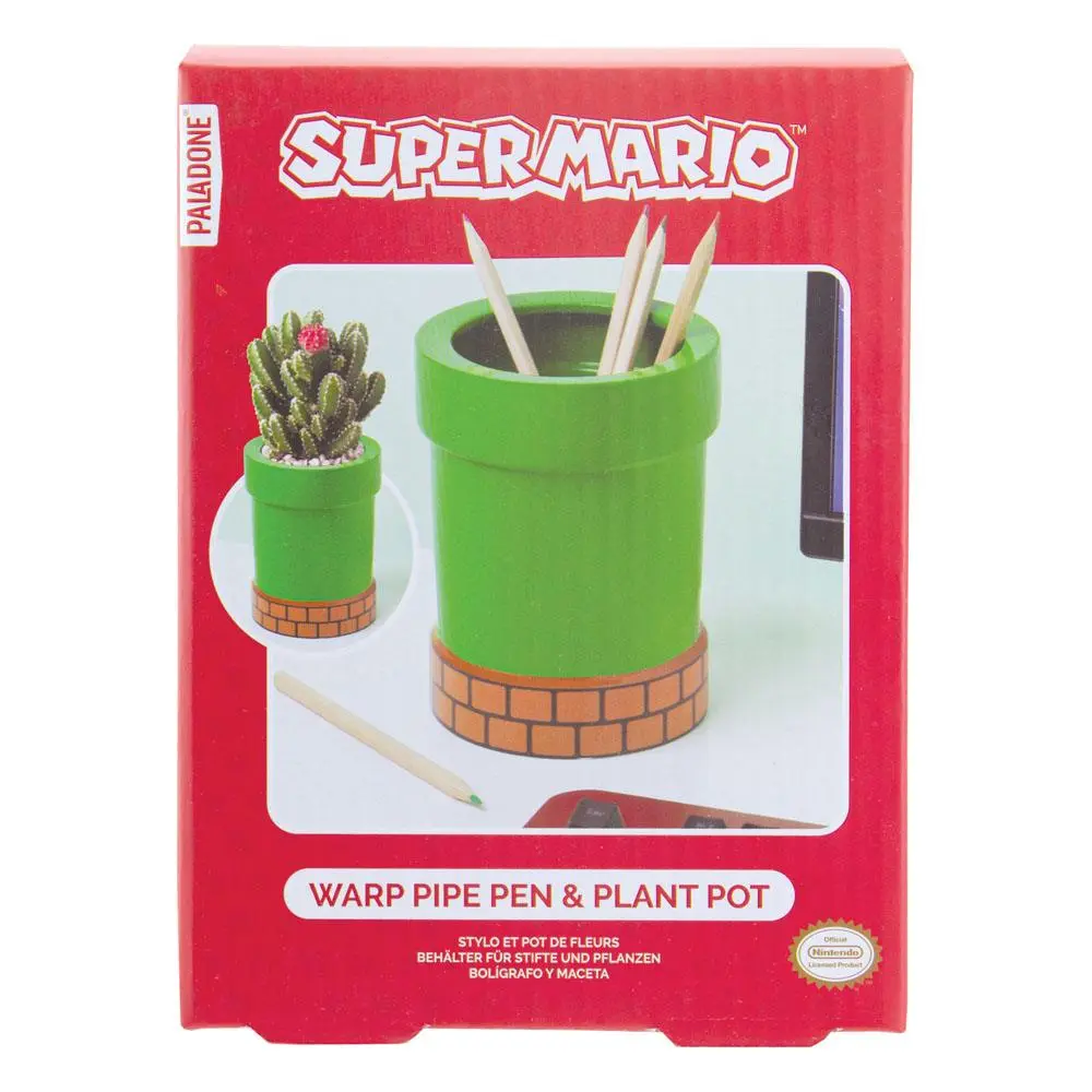 Super Mario Pen Pot Pipe Plant poza produsului