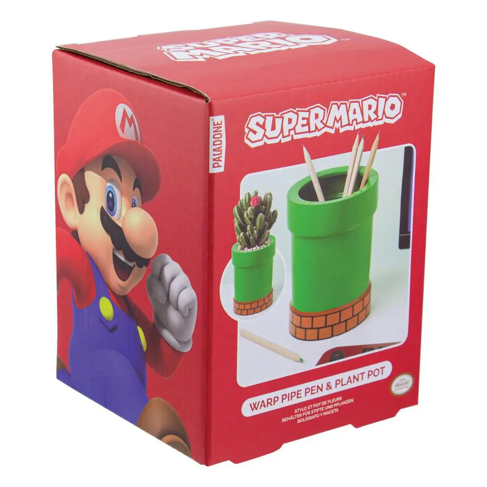 Super Mario Pen Pot Pipe Plant poza produsului