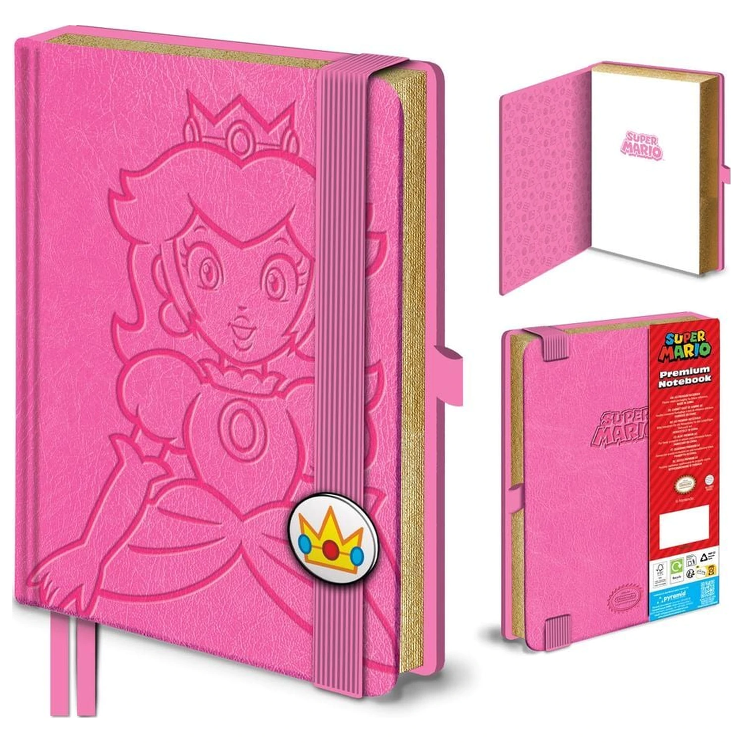 Super Mario Princess Peach A5 caiet poza produsului