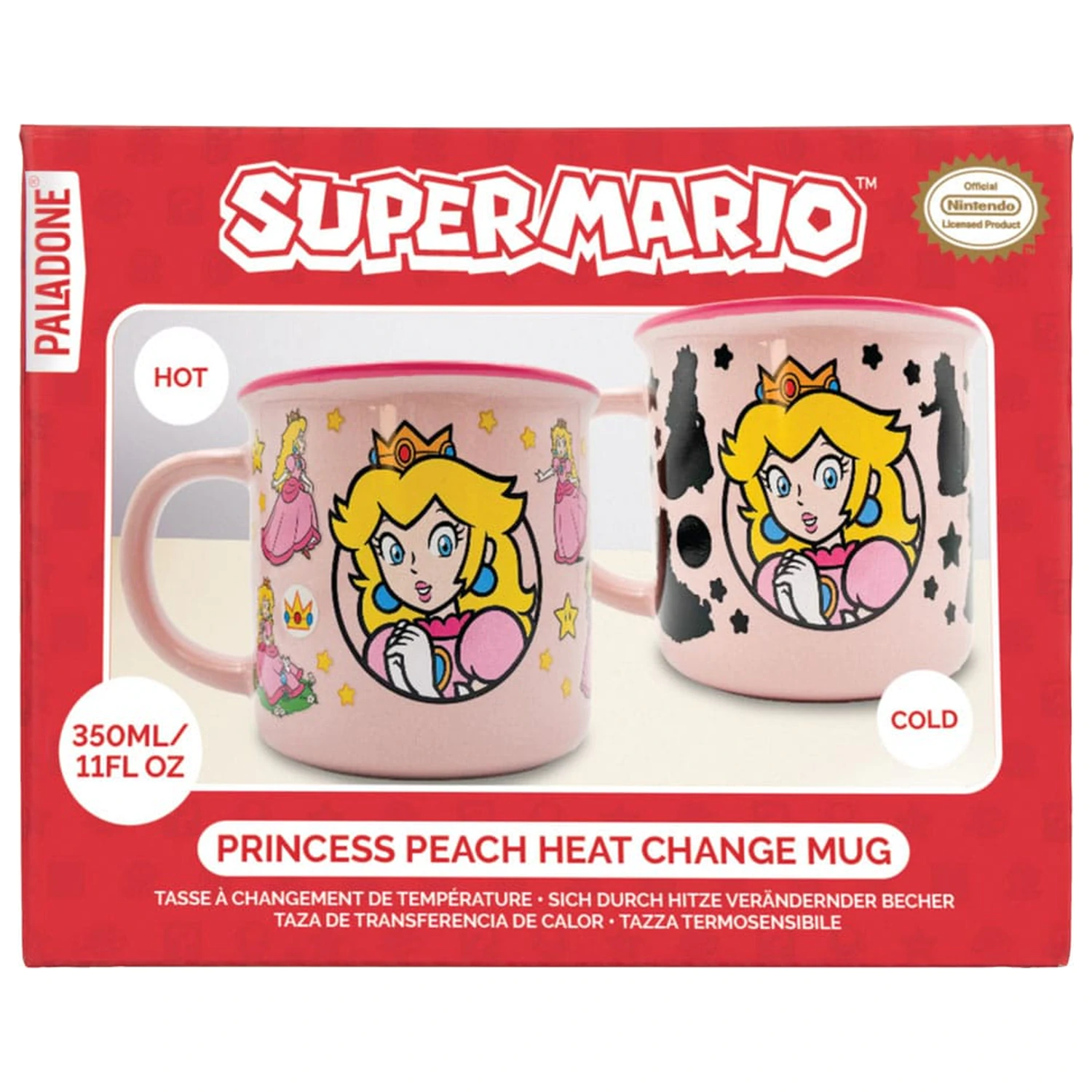 Super Mario Cană termică Heat Change Princess Peach poza produsului