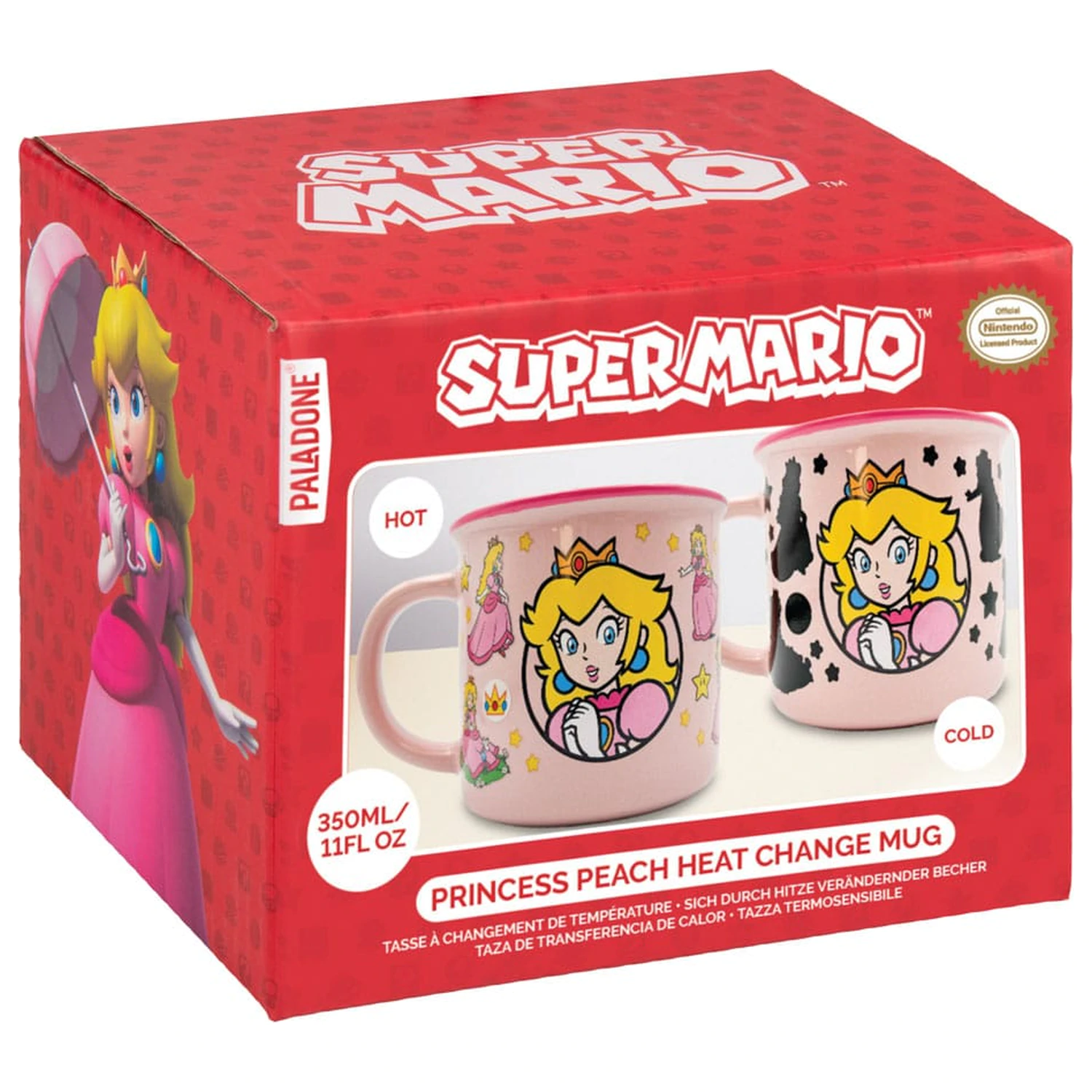 Super Mario Cană termică Heat Change Princess Peach poza produsului