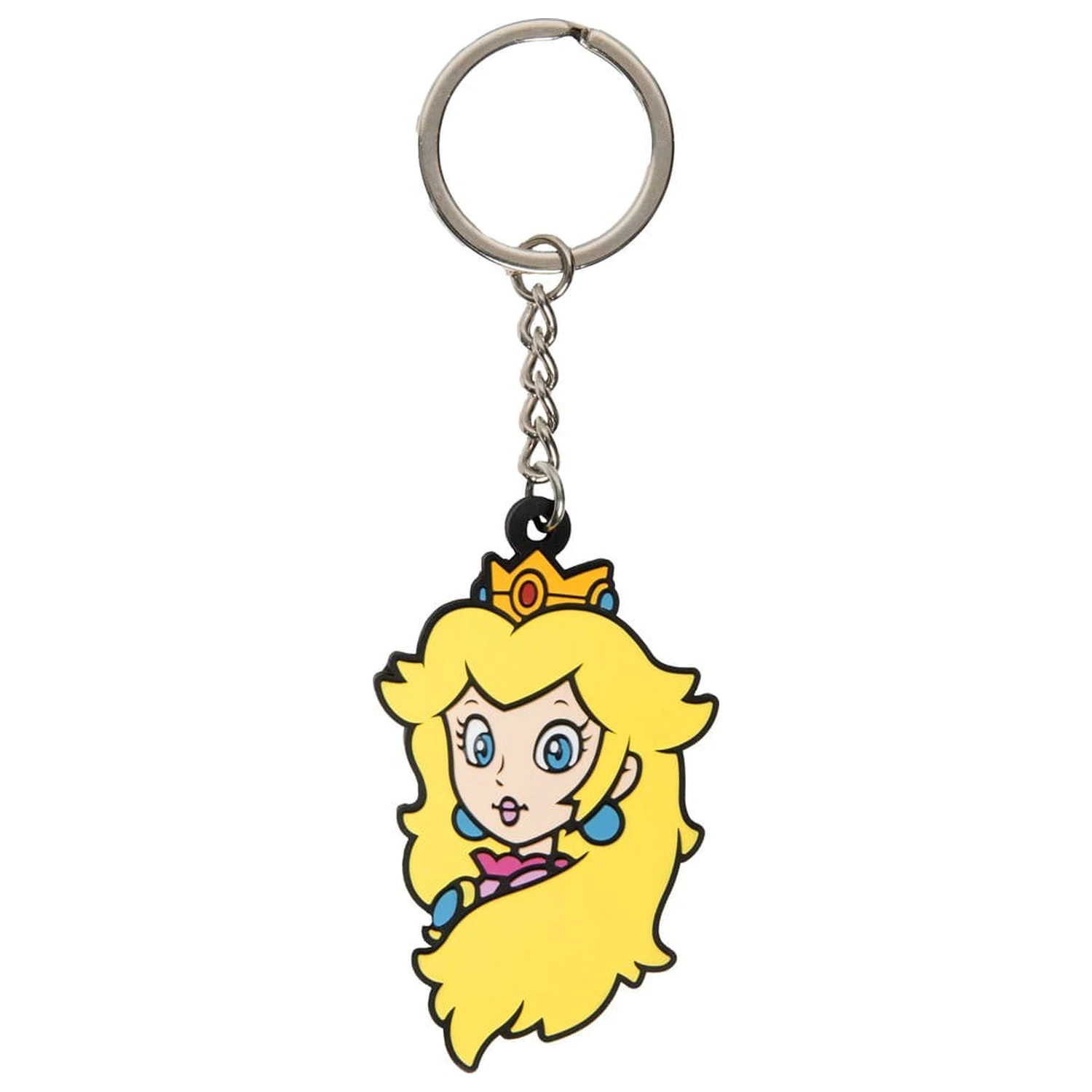 Super Mario Breloc Princess Peach PVC 6 cm poza produsului