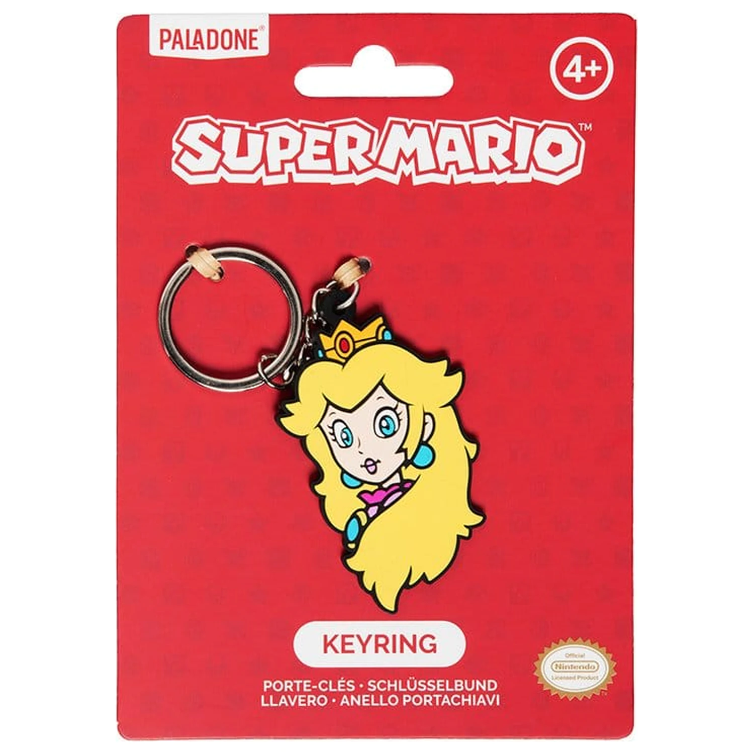 Super Mario Breloc Princess Peach PVC 6 cm poza produsului