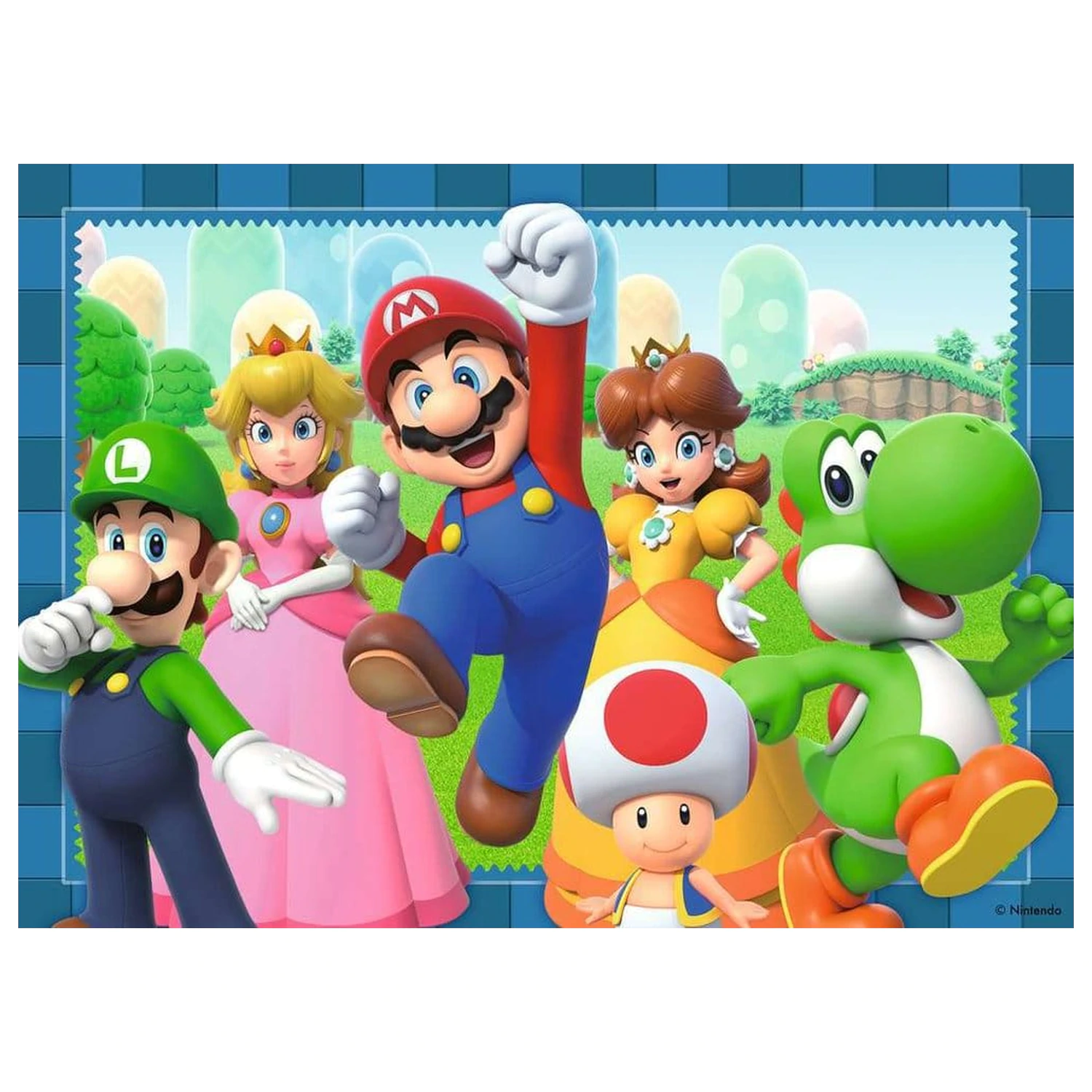 Super Mario Puzzle Set 4-în-1 Timp pentru Mario! (4x100 Piese) poza produsului