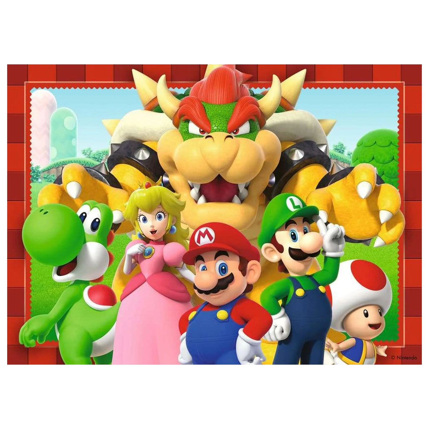 Super Mario Puzzle Set 4-în-1 Timp pentru Mario! (4x100 Piese) poza produsului