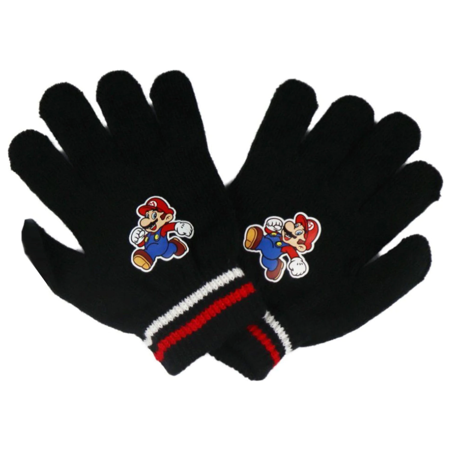 Set caciula si manusi copii Super Mario Run 52 cm poza produsului