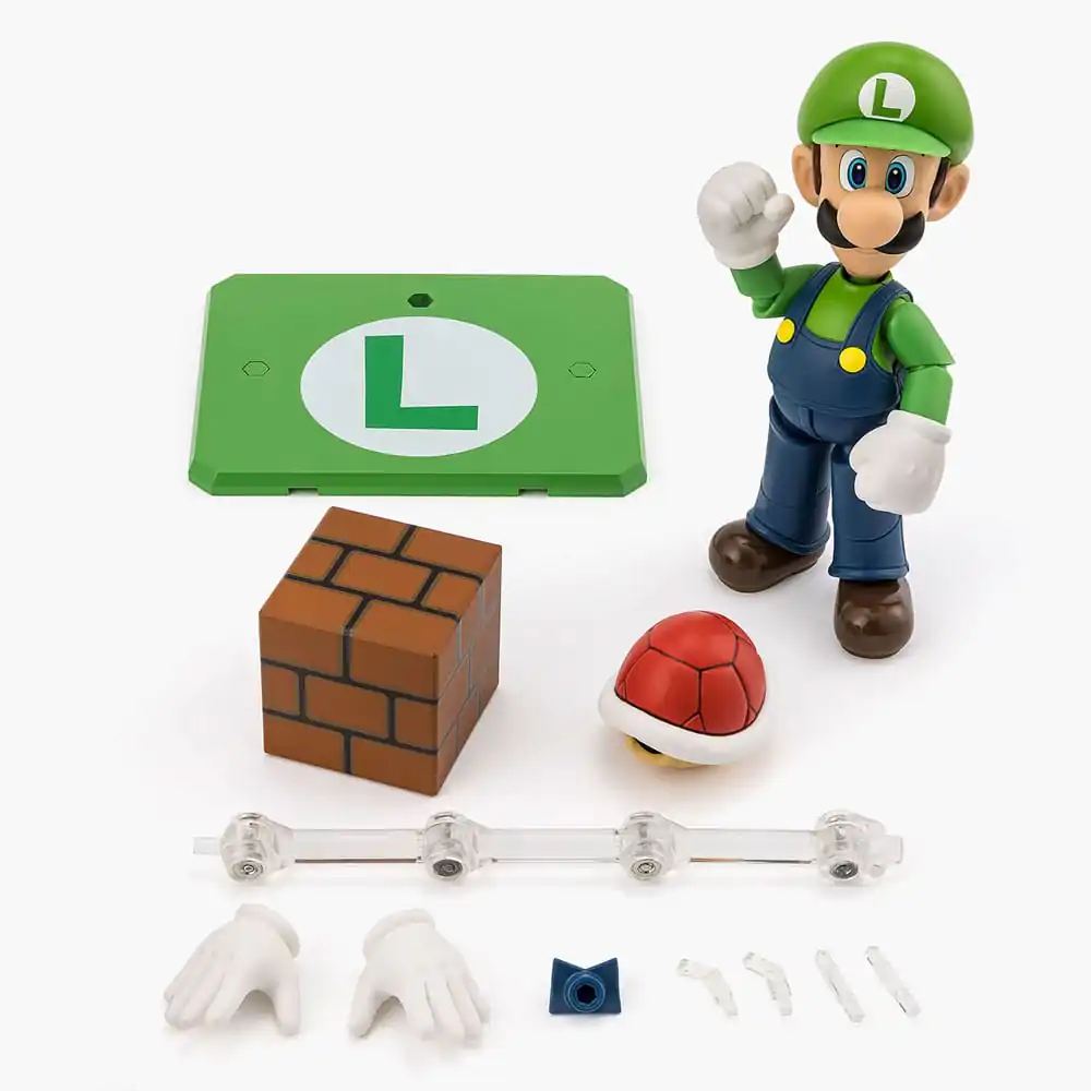Super Mario S.H. Figuarts Figura de actiune Luigi 11 cm poza produsului