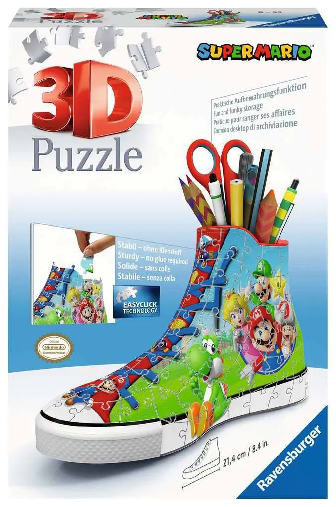 Super Mario 3D Puzzle Sneaker (108 piese) poza produsului