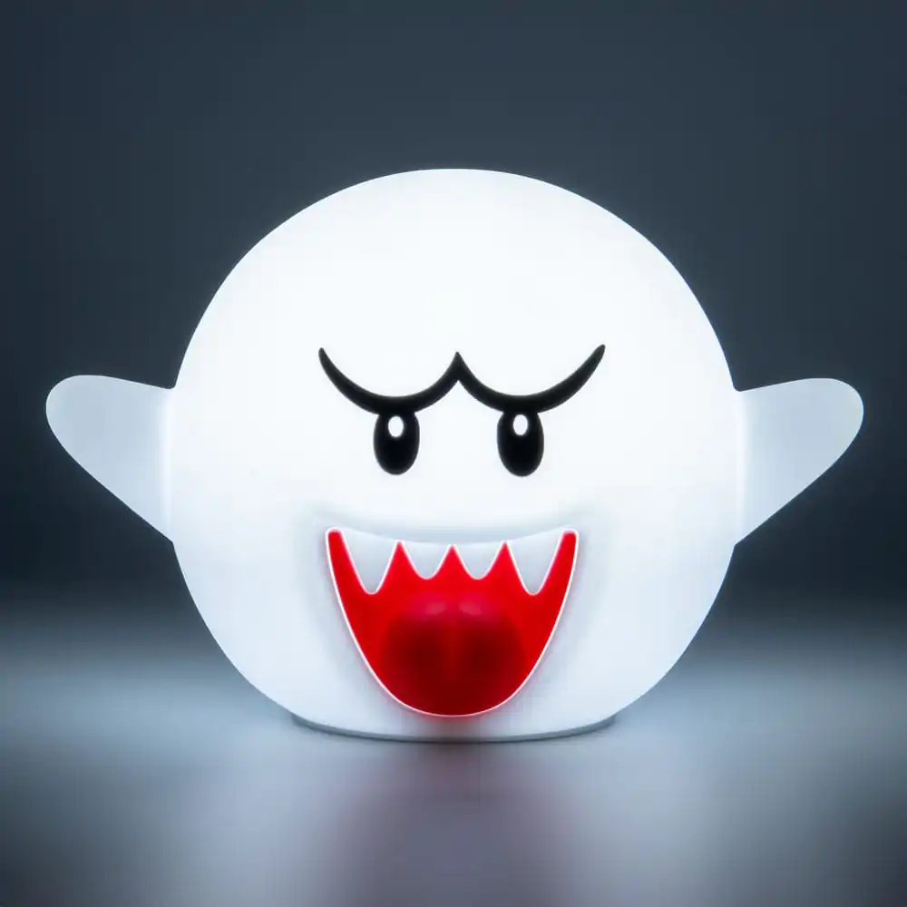 Super Mario Squishy Glo Silicon Lampă de Veghe Boo 14 cm poza produsului