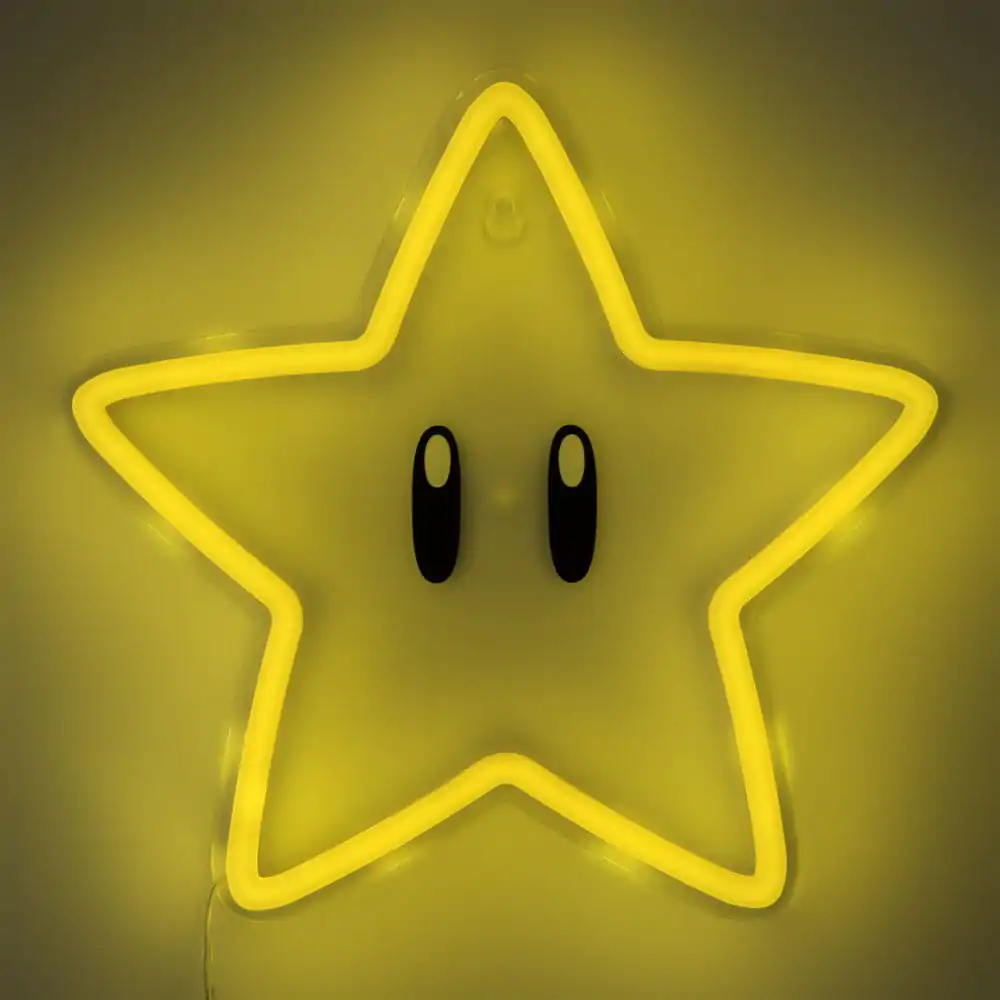 Super Mario LED Lampa de perete cu lumina Super Star Neon poza produsului