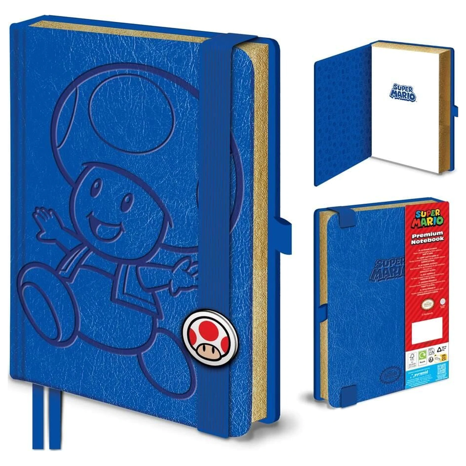 Super Mario Toad caiet A5 poza produsului