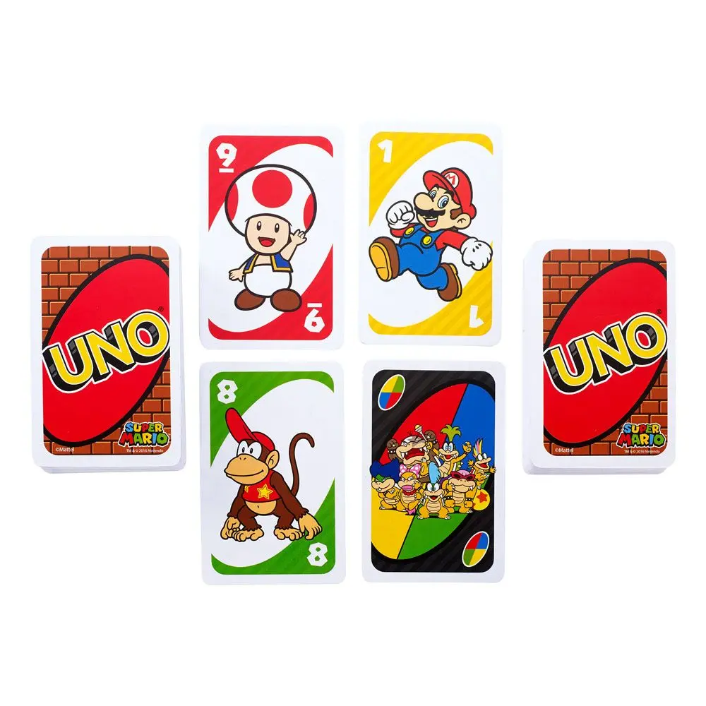 Super Mario Card Game UNO joc de cărți poza produsului