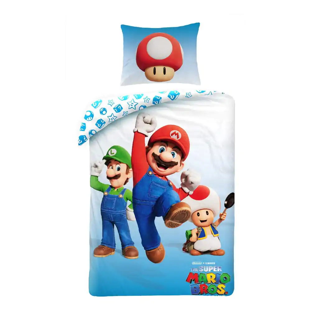 Set de Duvet Super Mario Ver. 2 140 x 200 cm / 70 x 90 cm poza produsului