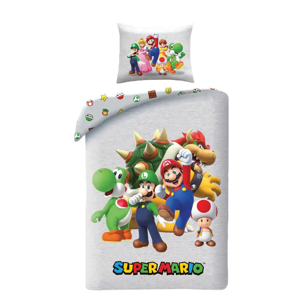 Set pentru plapumă Super Mario Ver. 4 140 x 200 cm / 70 x 90 cm poza produsului