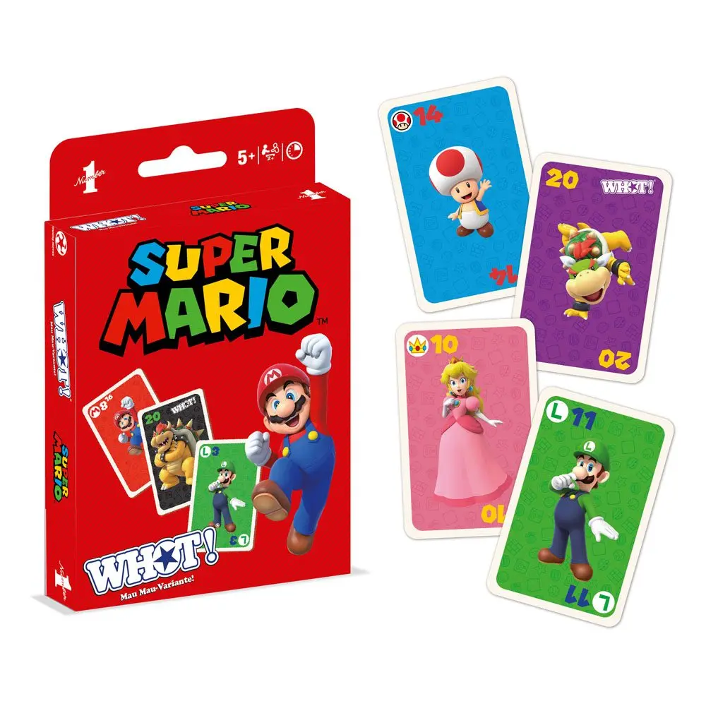 Super Mario Joc de Cărți WHOT! *Versiune Germană* poza produsului