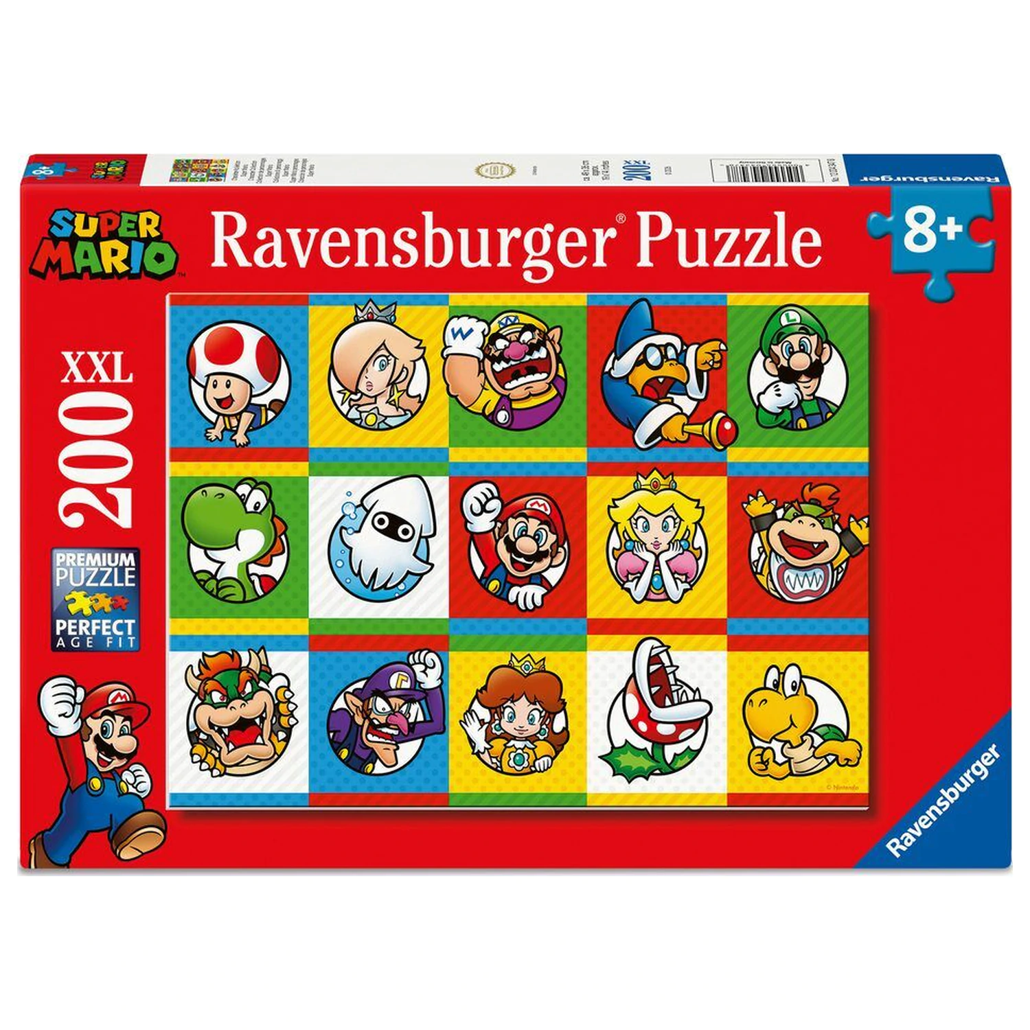 Super Mario XXL puzzle 200 piese poza produsului