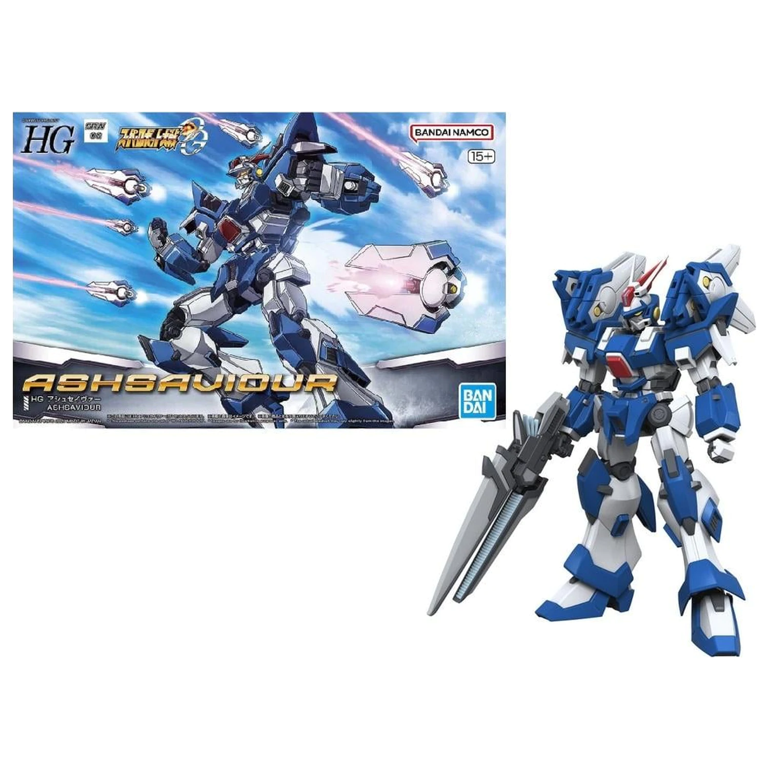 Super Robot HG Ashsaviour Kit model poza produsului