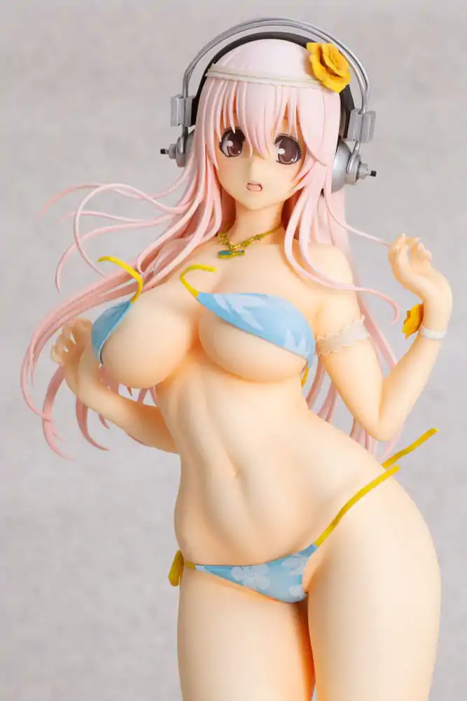 Super Sonico Statue 1/4.5 Super Sonico Summer Vacation Ver. 35 cm Statuie poza produsului