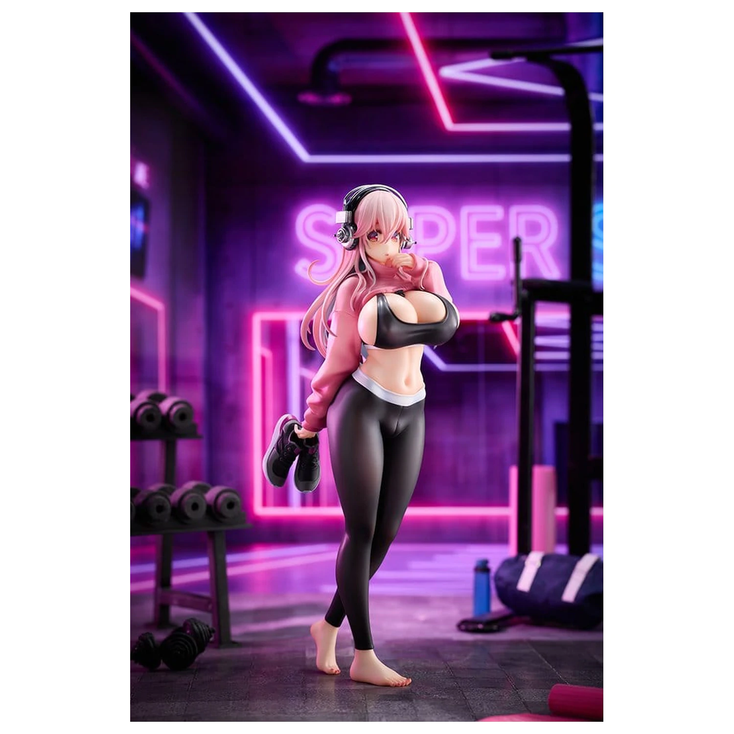 Super Sonico Figurina PVC 1/6 Exercise Ver. 27 cm poza produsului