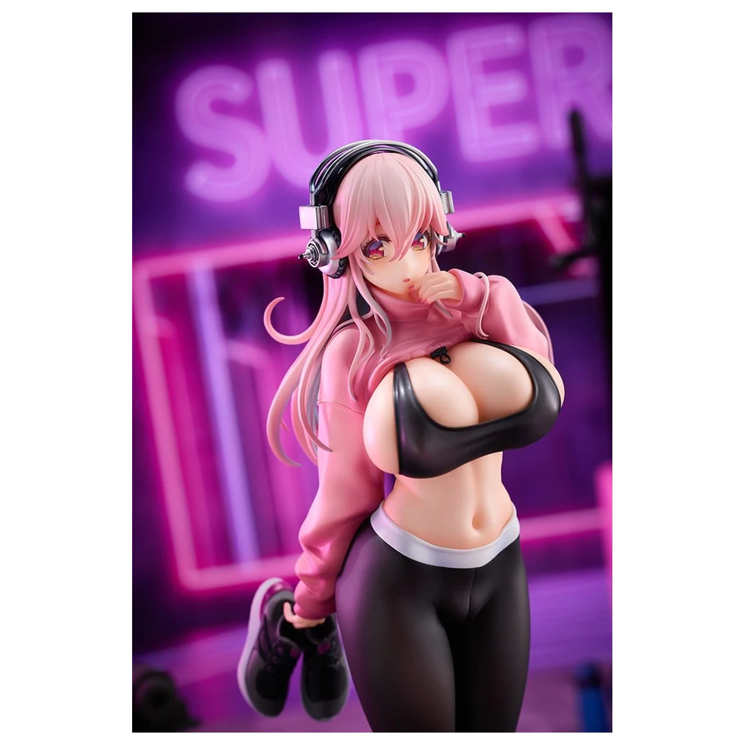 Super Sonico Figurina PVC 1/6 Exercise Ver. 27 cm poza produsului