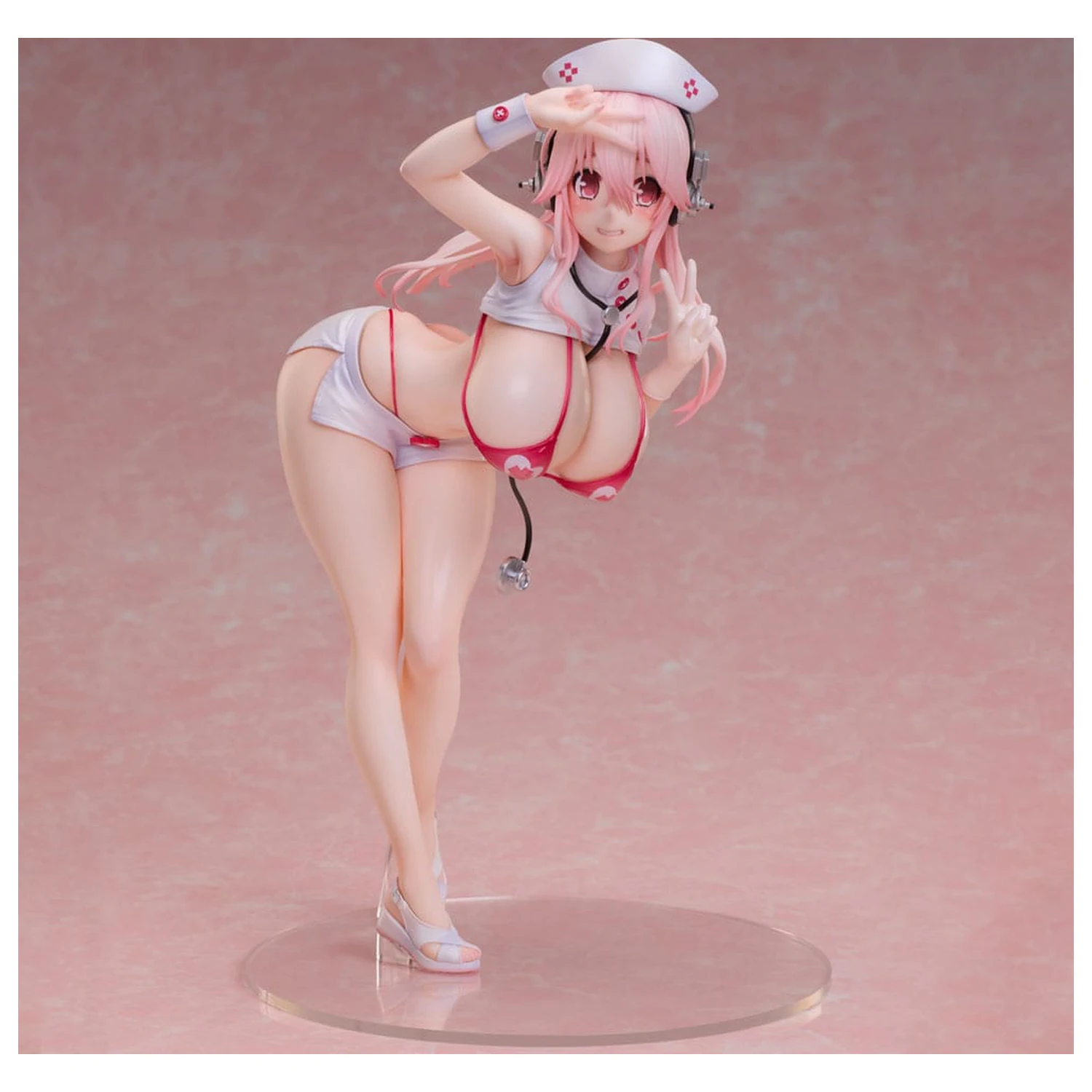 Super Sonico PVC Statuie 1/6 Super Sonico Nurse Bikini Ver. 22 cm poza produsului