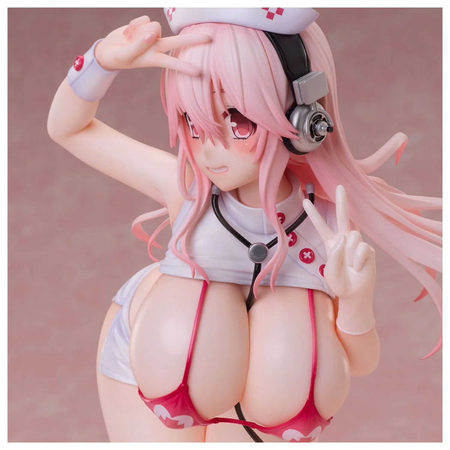 Super Sonico PVC Statuie 1/6 Super Sonico Nurse Bikini Ver. 22 cm poza produsului