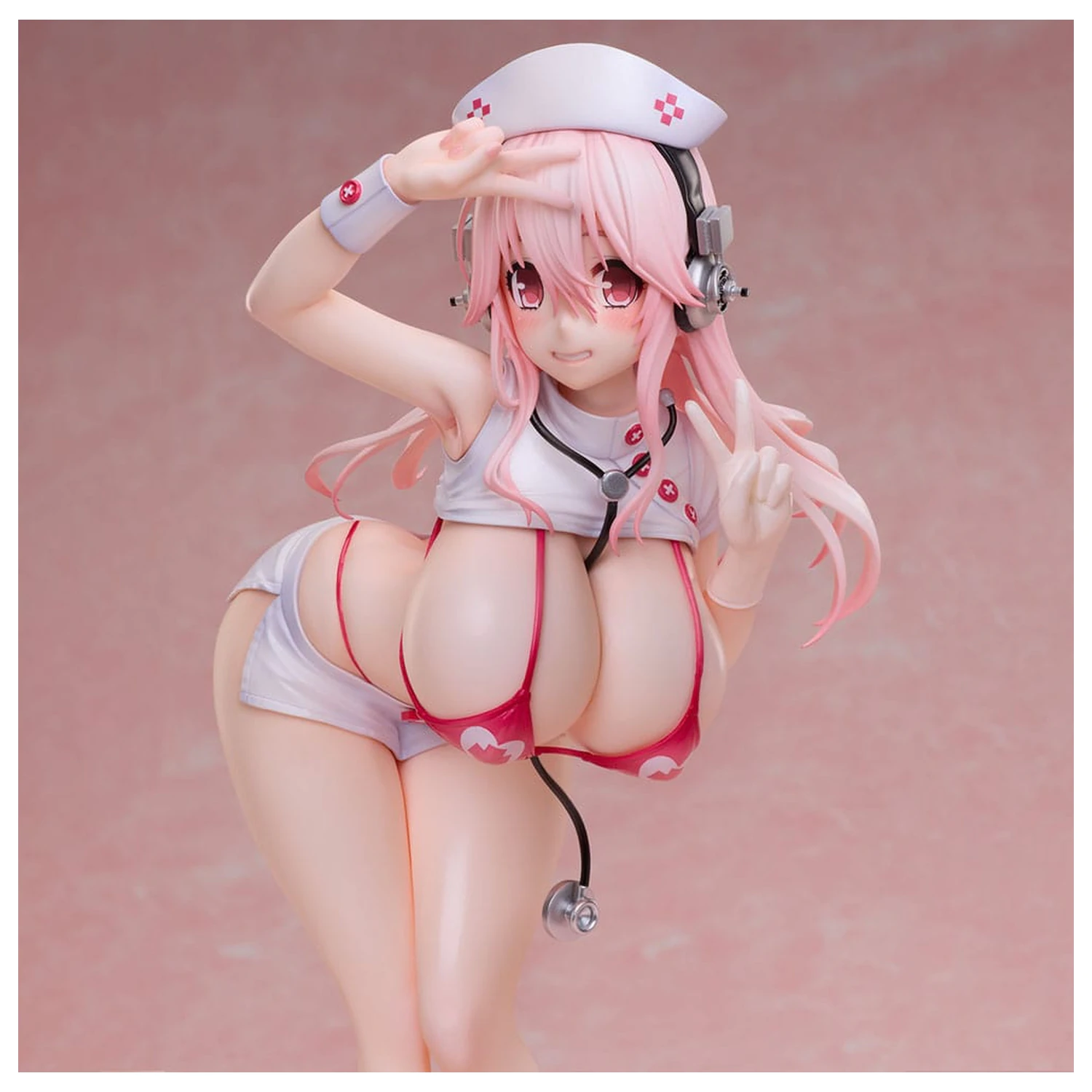 Super Sonico PVC Statuie 1/6 Super Sonico Nurse Bikini Ver. 22 cm poza produsului