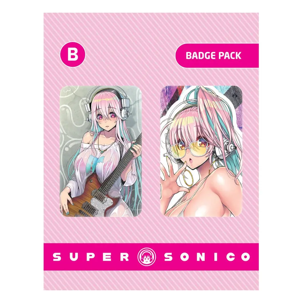 Super Sonico Set 2 insigne Set B poza produsului