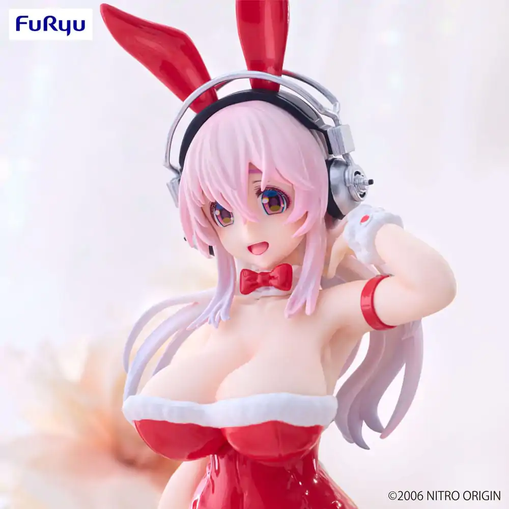 Super Sonico BiCute Bunnies Statuie PVC Culoare Roșie Ver. 30 cm poza produsului