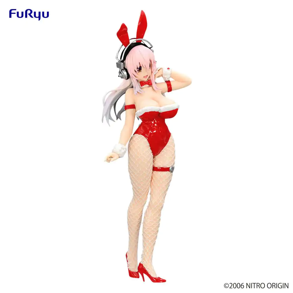 Super Sonico BiCute Bunnies Statuie PVC Culoare Roșie Ver. 30 cm poza produsului