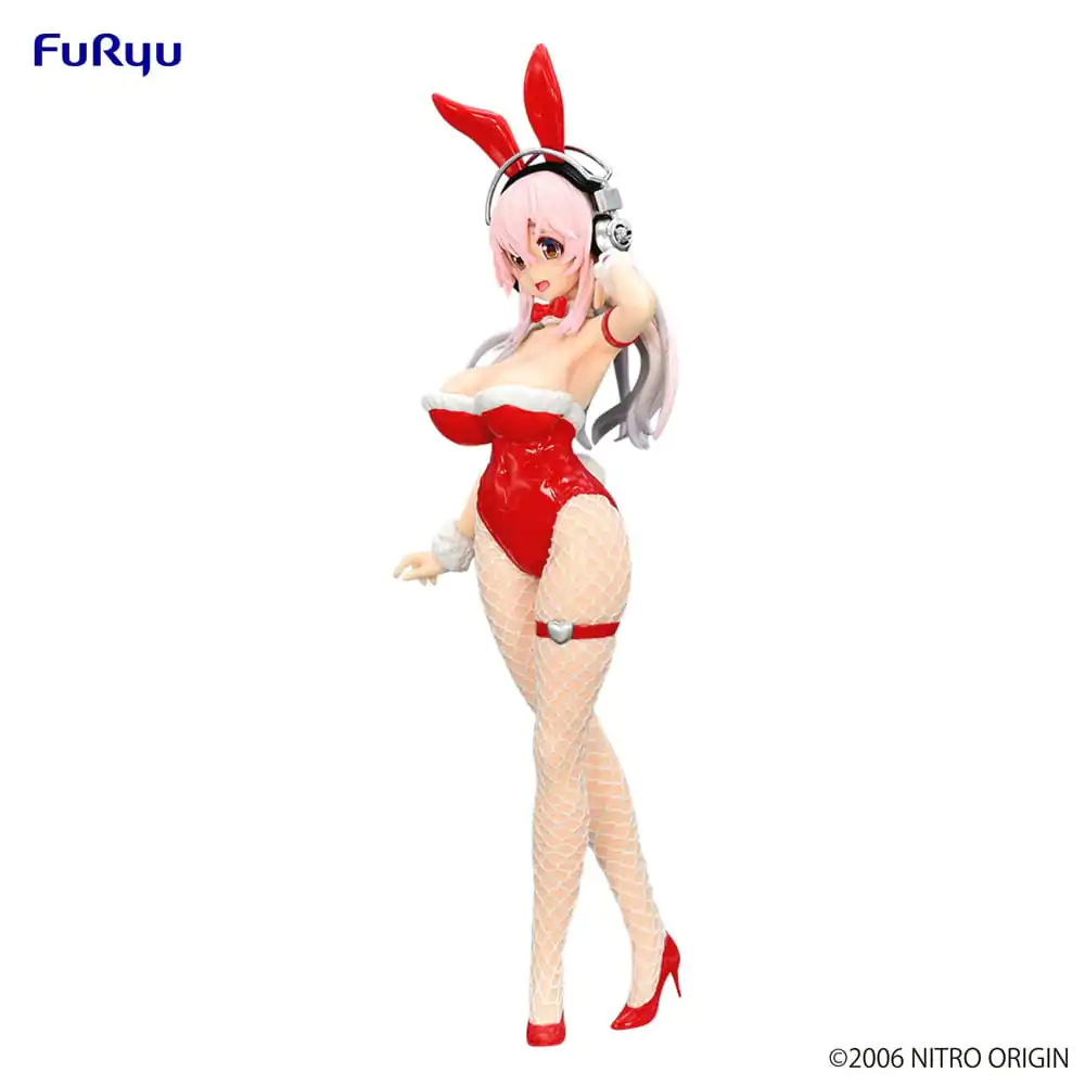 Super Sonico BiCute Bunnies Statuie PVC Culoare Roșie Ver. 30 cm poza produsului