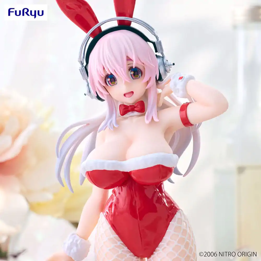 Super Sonico BiCute Bunnies Statuie PVC Culoare Roșie Ver. 30 cm poza produsului