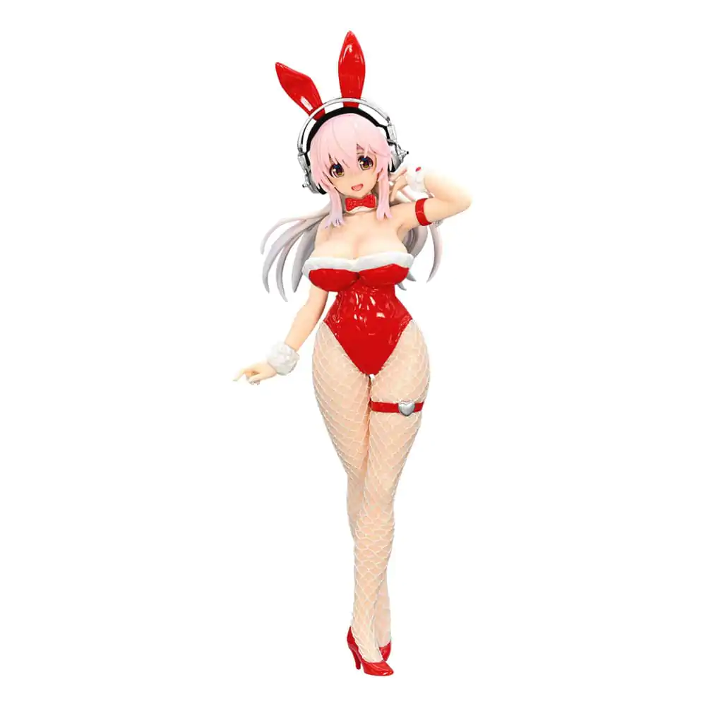 Super Sonico BiCute Bunnies Statuie PVC Culoare Roșie Ver. 30 cm poza produsului